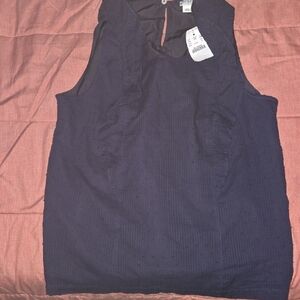 J. Crew Blue Sleeveless Tank Top